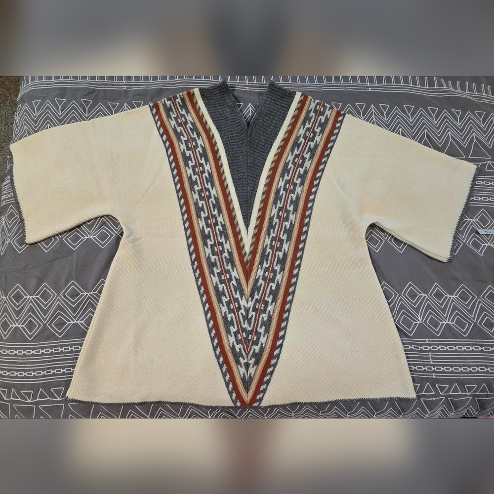 Vintage Penrose Aztec Detailed Sweater